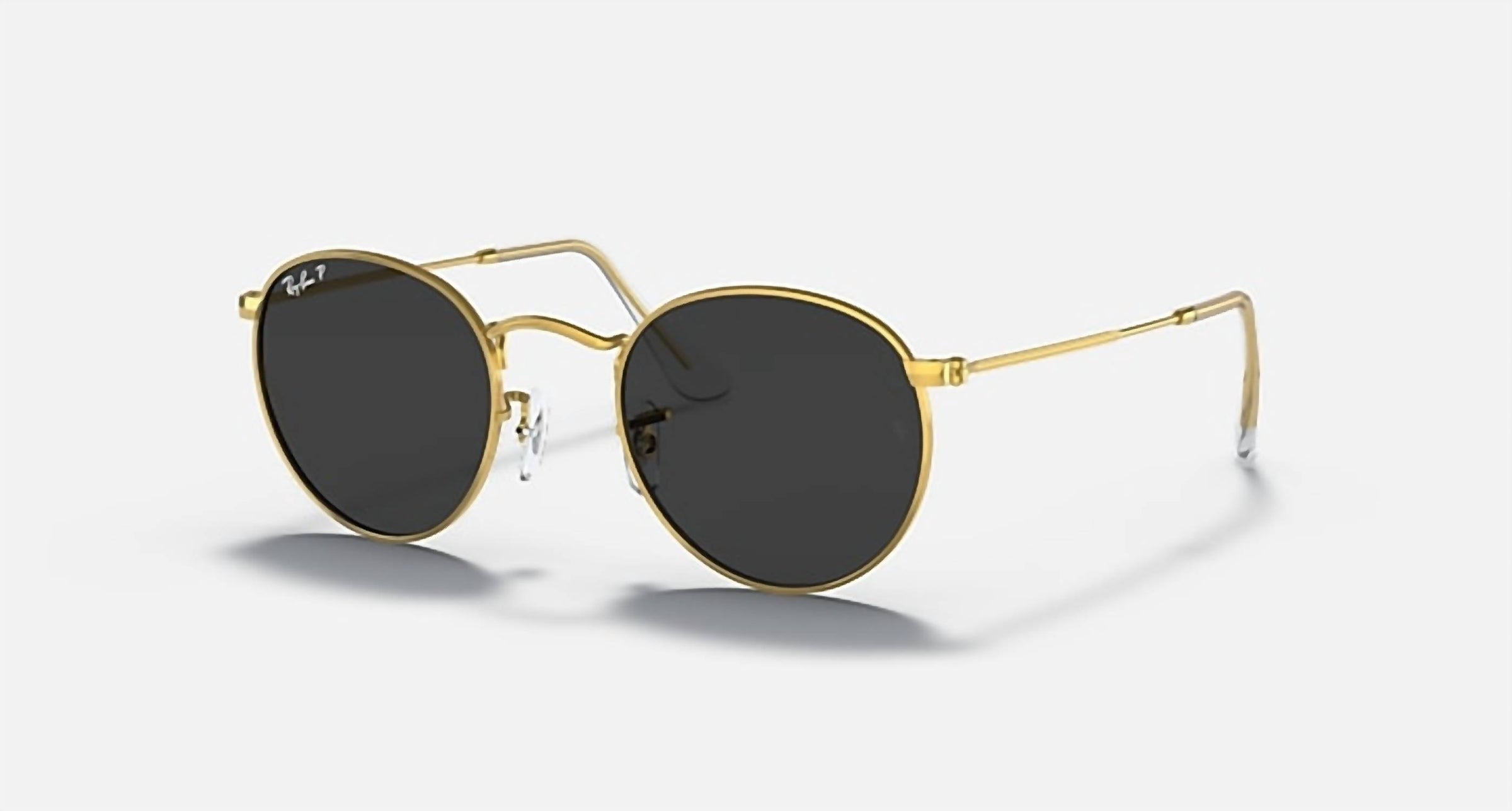 Ray Ban - Round Metal Large Polarized Sunglasses Rb3447 919648