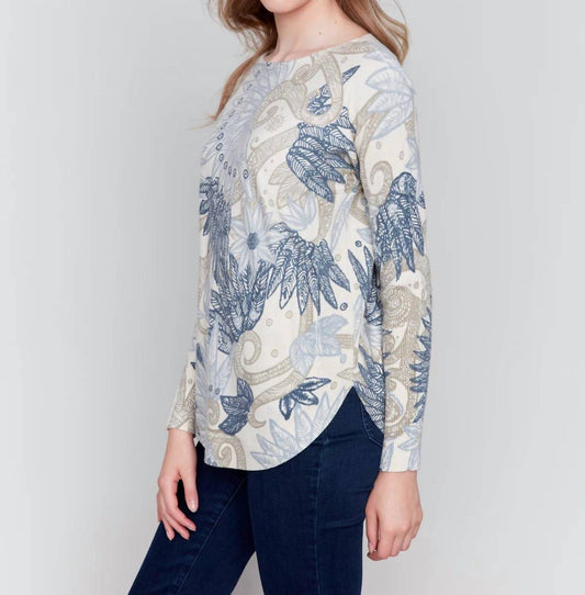 Charlie B - Plushy Knit Crew Neck Sweater