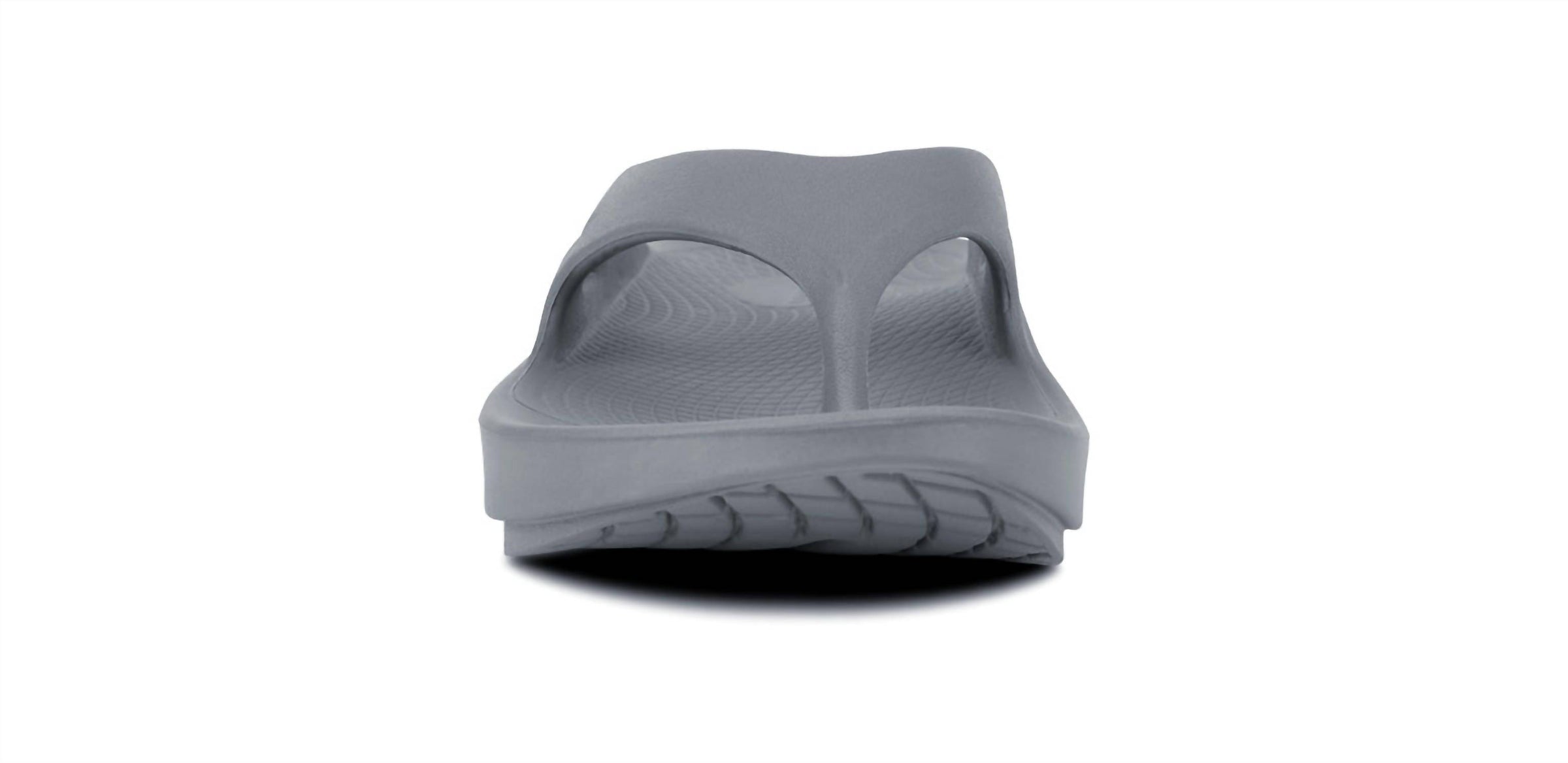 OOFOS Women's Oolala Slide Sandals in slate gray - women's sandal - alternate view