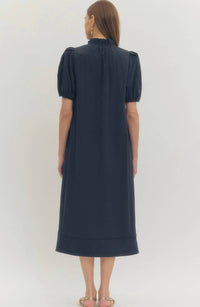 Entro - A-line V-neck Dress