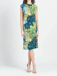 Clara Sunwoo - Floral Patch Print Sleeveless Midi Dress