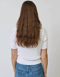 Central Park West - Charlie Eyelet Stitch Top
