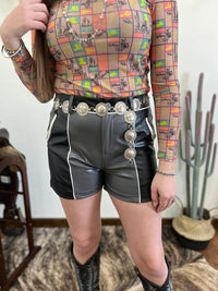 2Flyco - Camino Cowboys Leather Shorts