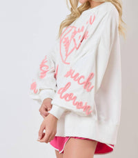 Peach Love - Touchdown Sweatshirt