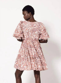 Cleobella Lavinia Mini Dress in amara floral - women's dress - alternate view