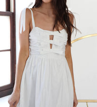 Astr - Helia Bow Front Midi Dress