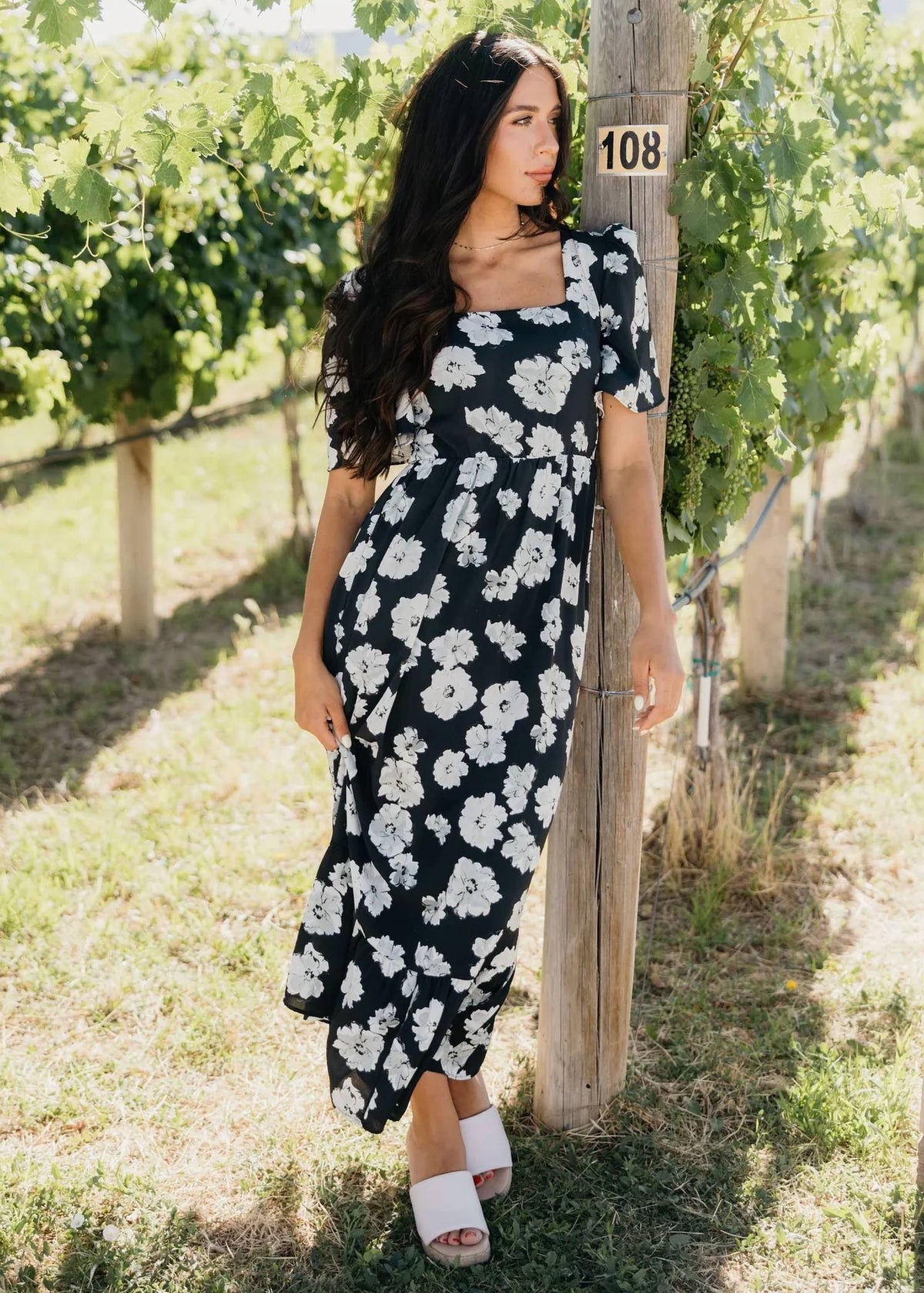 Mikarose - Women's Floral Print Dress