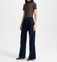 Veronica Beard - Kasey Mid Rise Wide Leg Jean