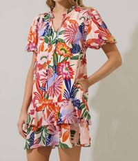Sugarlips - Lush Tropics Ruffle Dress