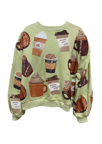 Queen Of Sparkles - Pumpkin Spice Latte Sweatshirt