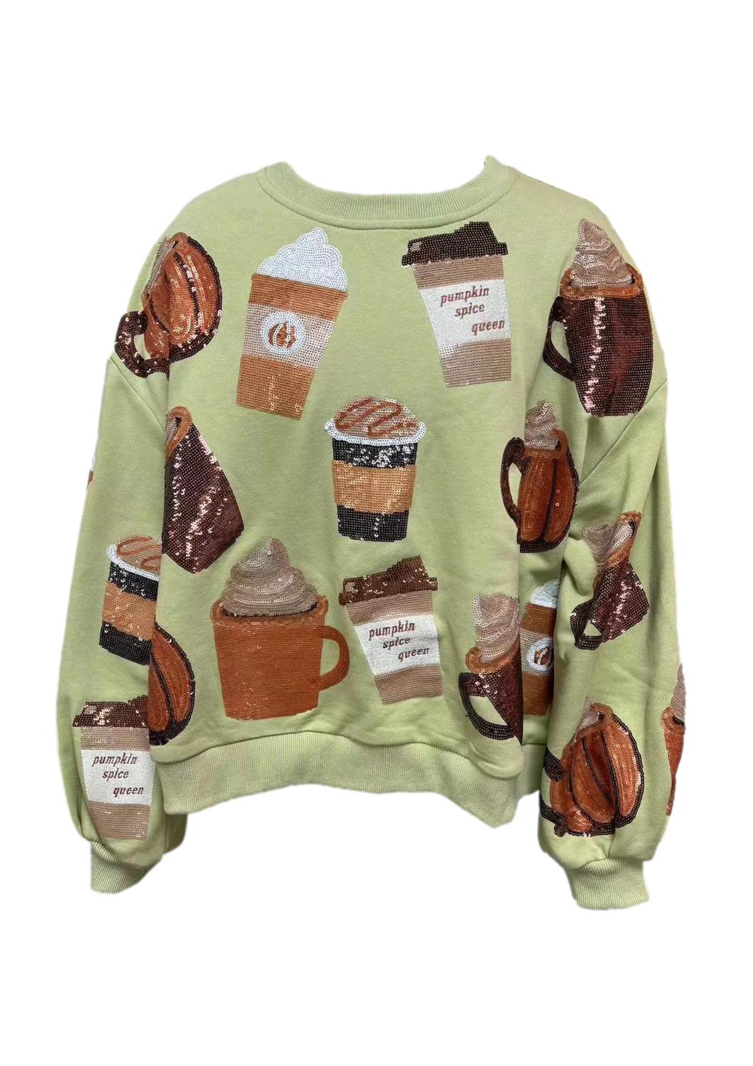 Queen Of Sparkles - Pumpkin Spice Latte Sweatshirt