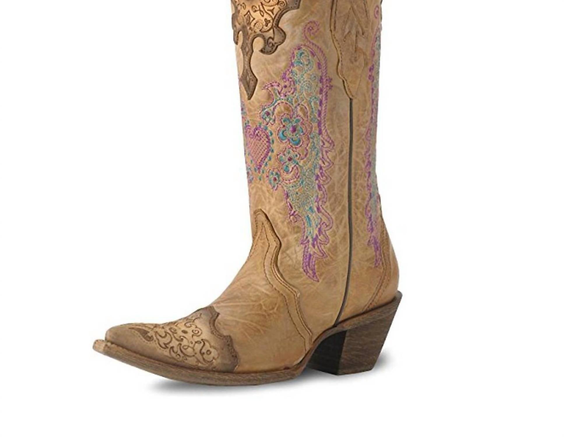 Corral - Women's Dancing Dolly Pointed Toe Ankle Boots