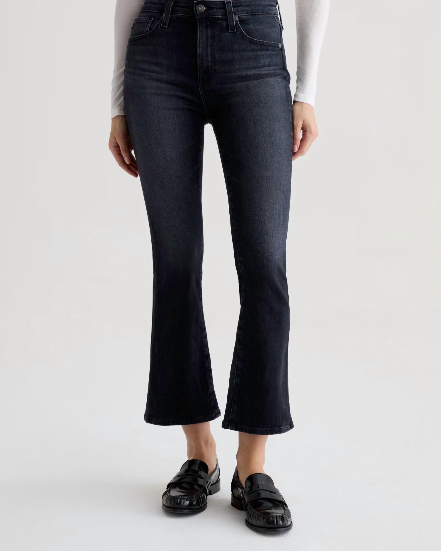 AG Jeans Farrah Boot Crop Jean in glitch - women's jeans