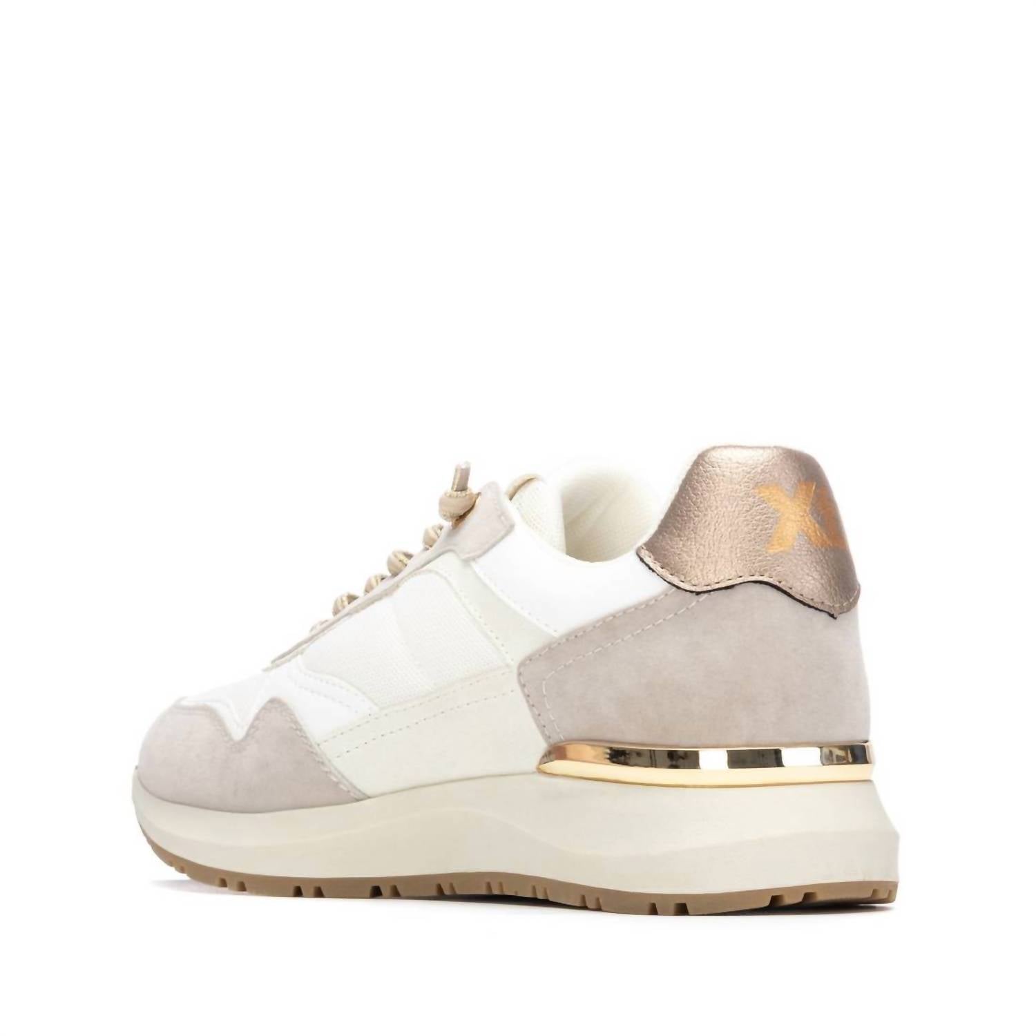 Xti Women's Pu Refined Shoes in white - women's sneaker - view 4