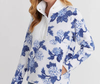 Dudley Stephens - Cherry Lawn Sherpa Fleece Pullover Sweater