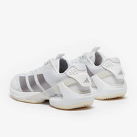 adidas Women's Adizero Ubersonic 5 Tennis Shoes in white silver - women's shoe - view 4