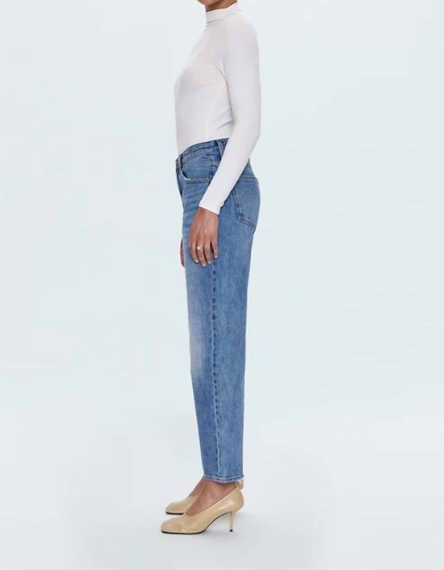 Pistola - Lexi Bowed Straight Leg Jeans