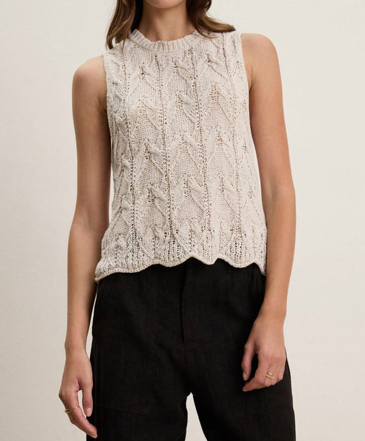 Velvet By Graham & Spencer - Maren Cotton Tape Tank