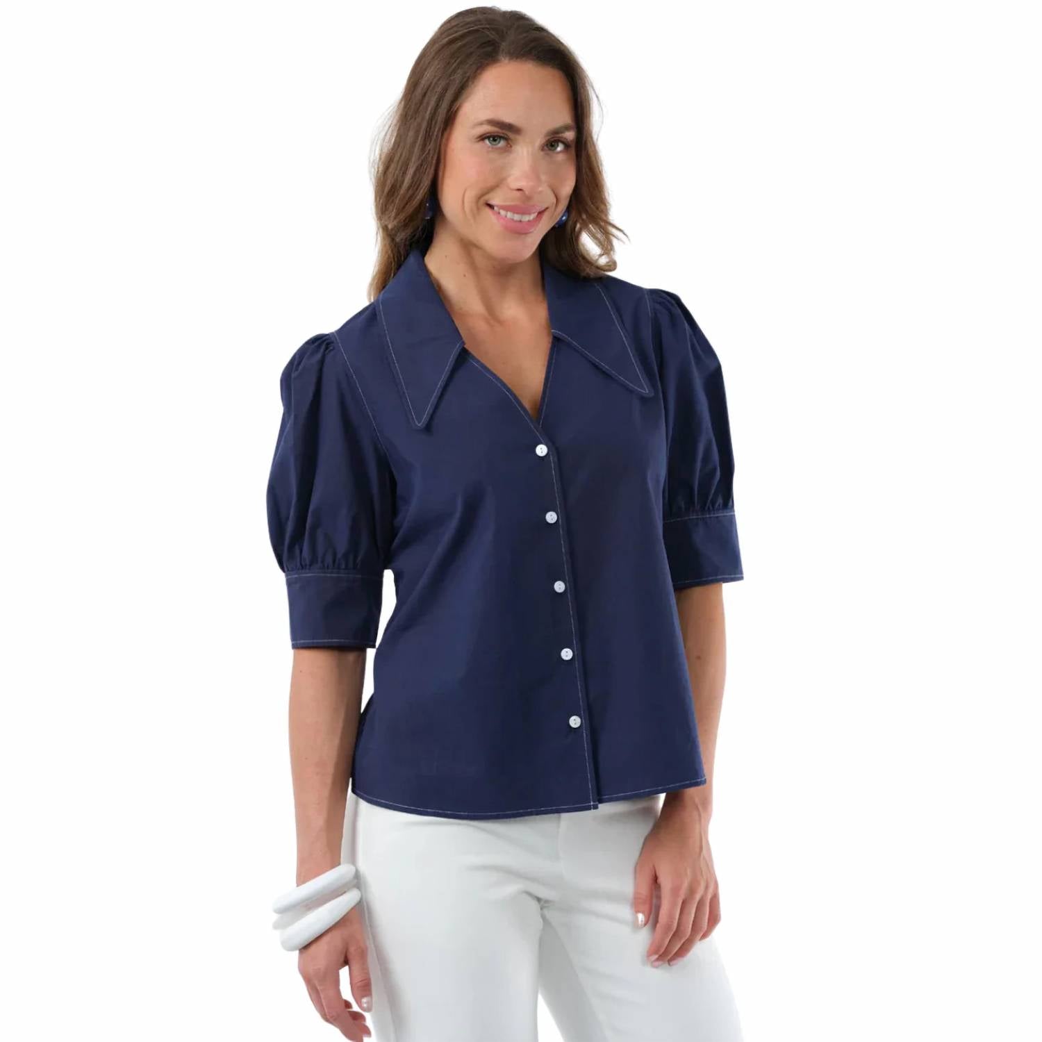 Lior - Blanche Boyfriend Shirt