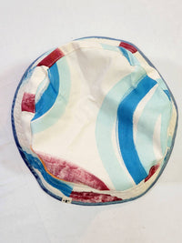 Romualda - Women's Bleu Glace Boa Bucket Hat