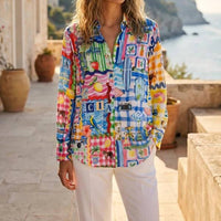 Vilagallo - Graphic Printed Shirt