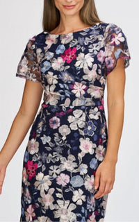 Js Collections - Magnolia Pleat-Sleeve Gown