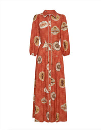 KIVARI Vacanza Maxi Dress in red - women's dress - view 7