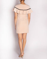 Camilyn Beth - Ruffle Shoulder Palais Dress