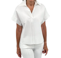 CHIARA BONI Women's Nuil Top in white - women's blouse