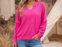 Andree By Unit - Women's Wild Bloom Waffle Top