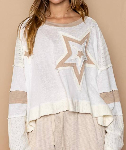 Pol - Stars Pullover Top