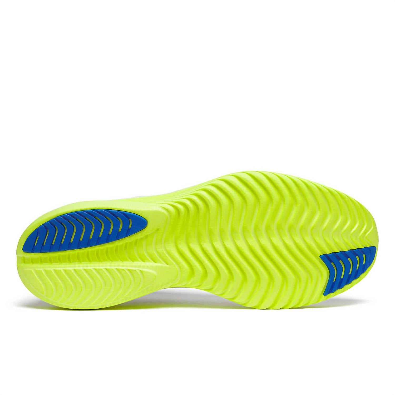SAUCONY Men's Kinvara 15 Shoes in white citron - men's shoe - view 5