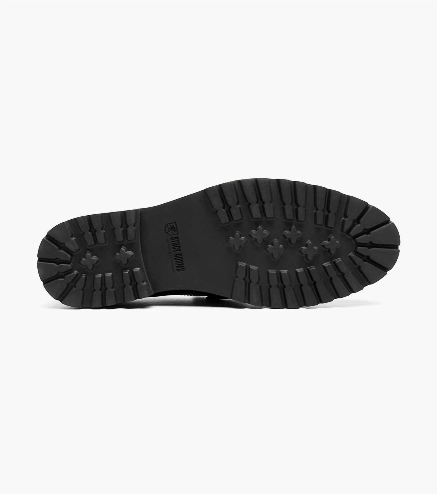 STACY ADAMS Men's Hale Moc Toe Bit Slip Ons in black - men's shoe - alternate view