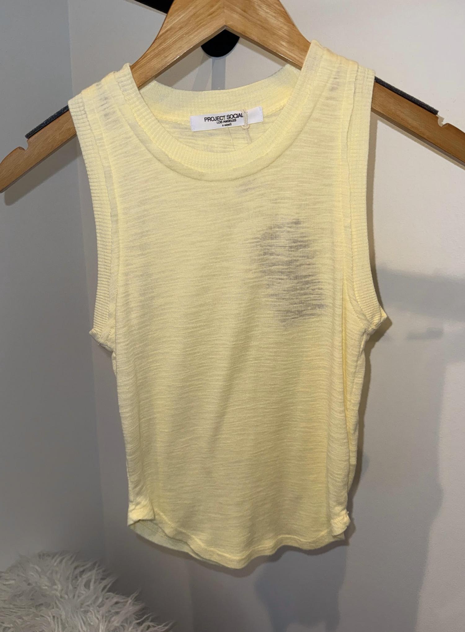 Project Social T - Women's Textured Rib Ringer Tank