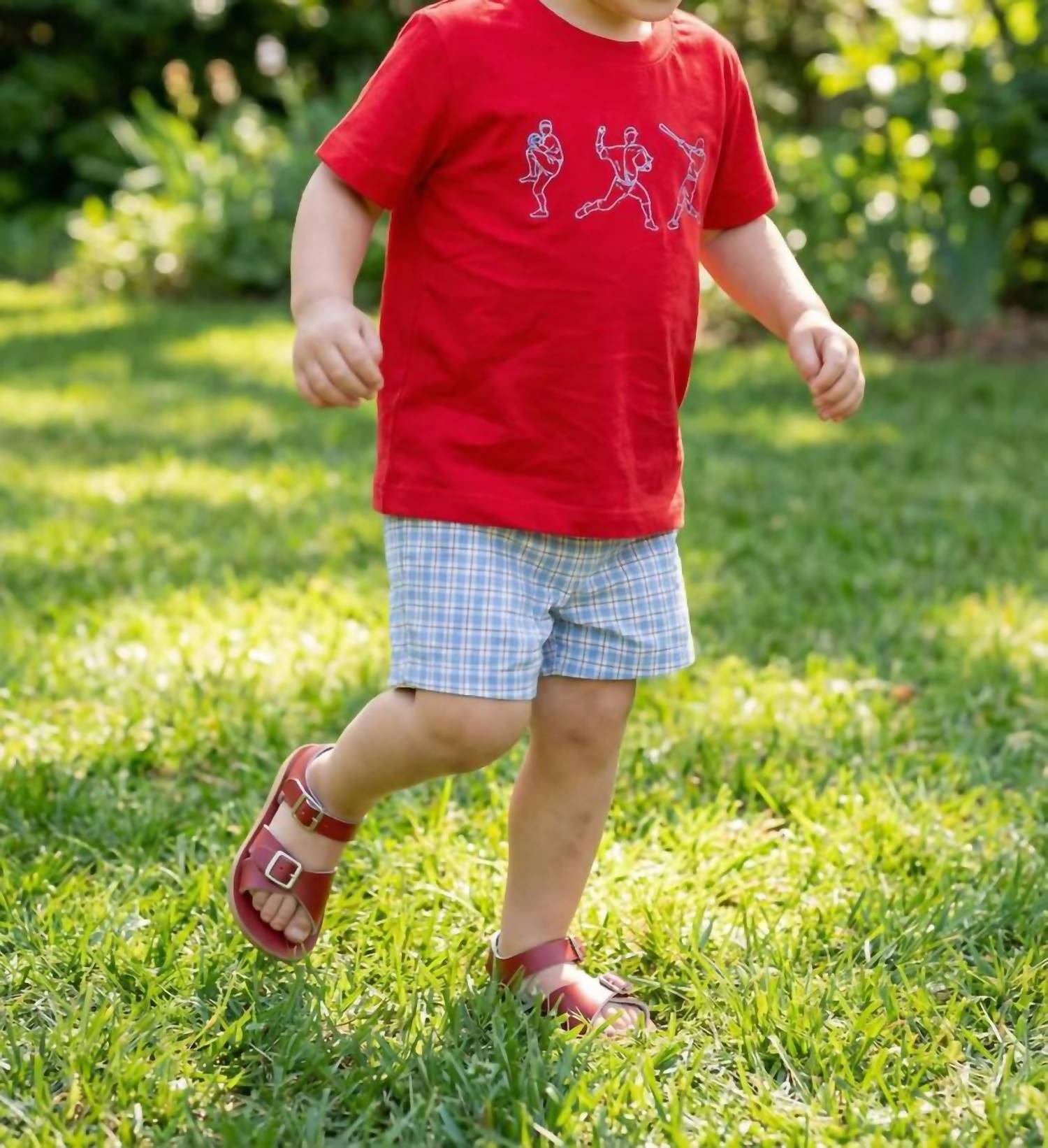 Whimsy Bay Kids - Boy's Embroidered Short Set