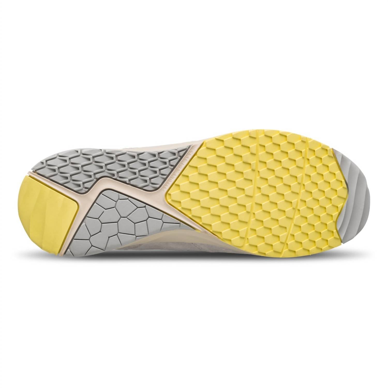 CLAE Men's Zuma Sneakers in quiet grey forest wax yellow - men's sneaker - view 4