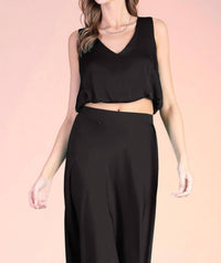 Tyche - Allegra V-neck Bubble Top