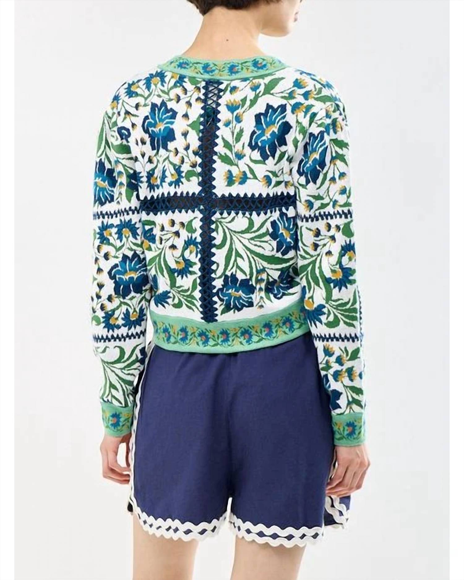 Farm Rio - Manoela Buttoned Knit Cardigan
