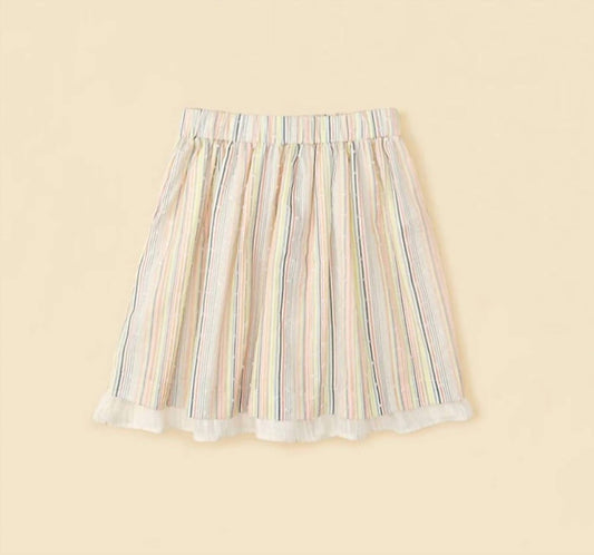 The Sunday Collective - Girls Candy Stripe Layered Skirt