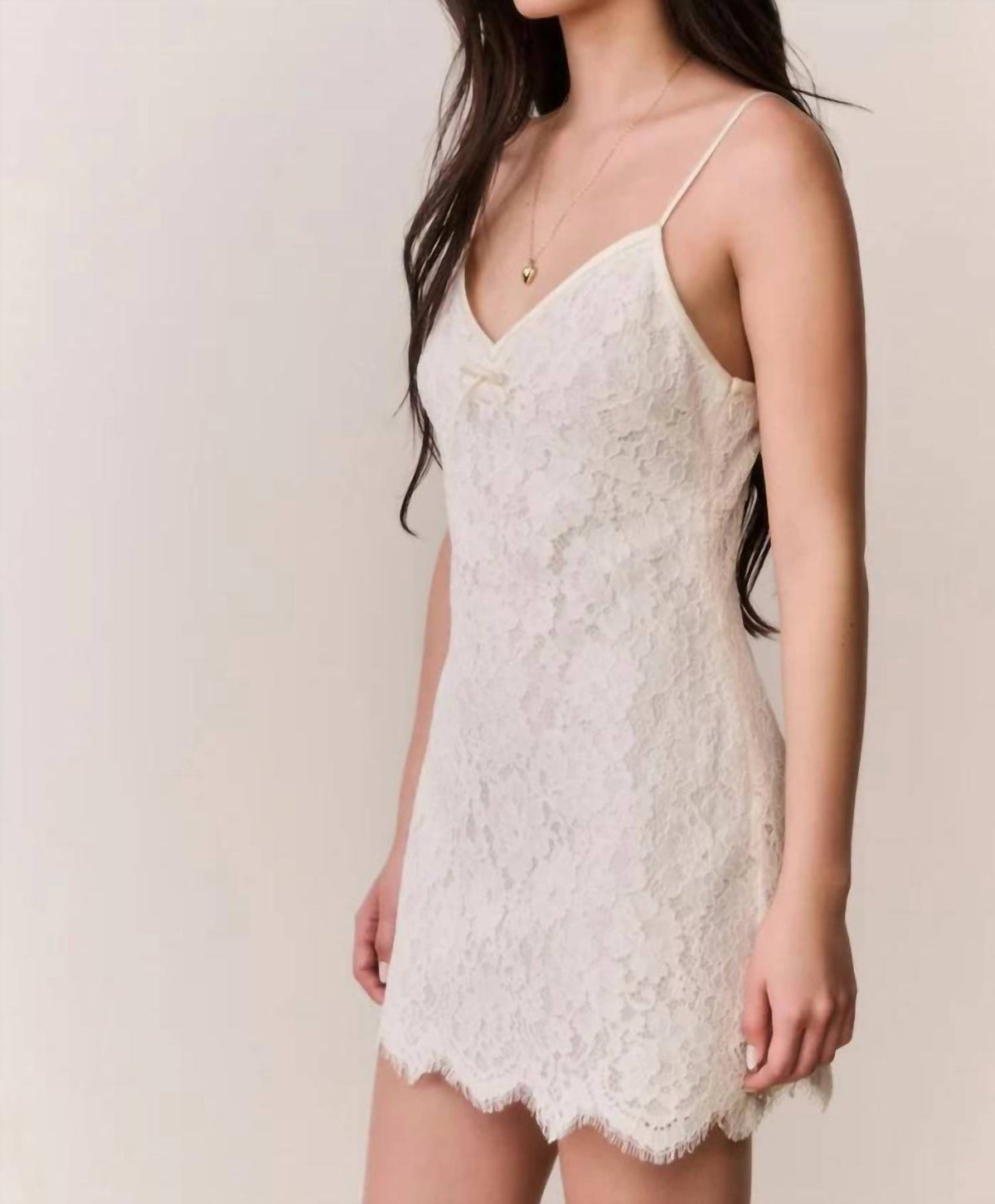 Loveshackfancy - Petaline Lace Mini Dress