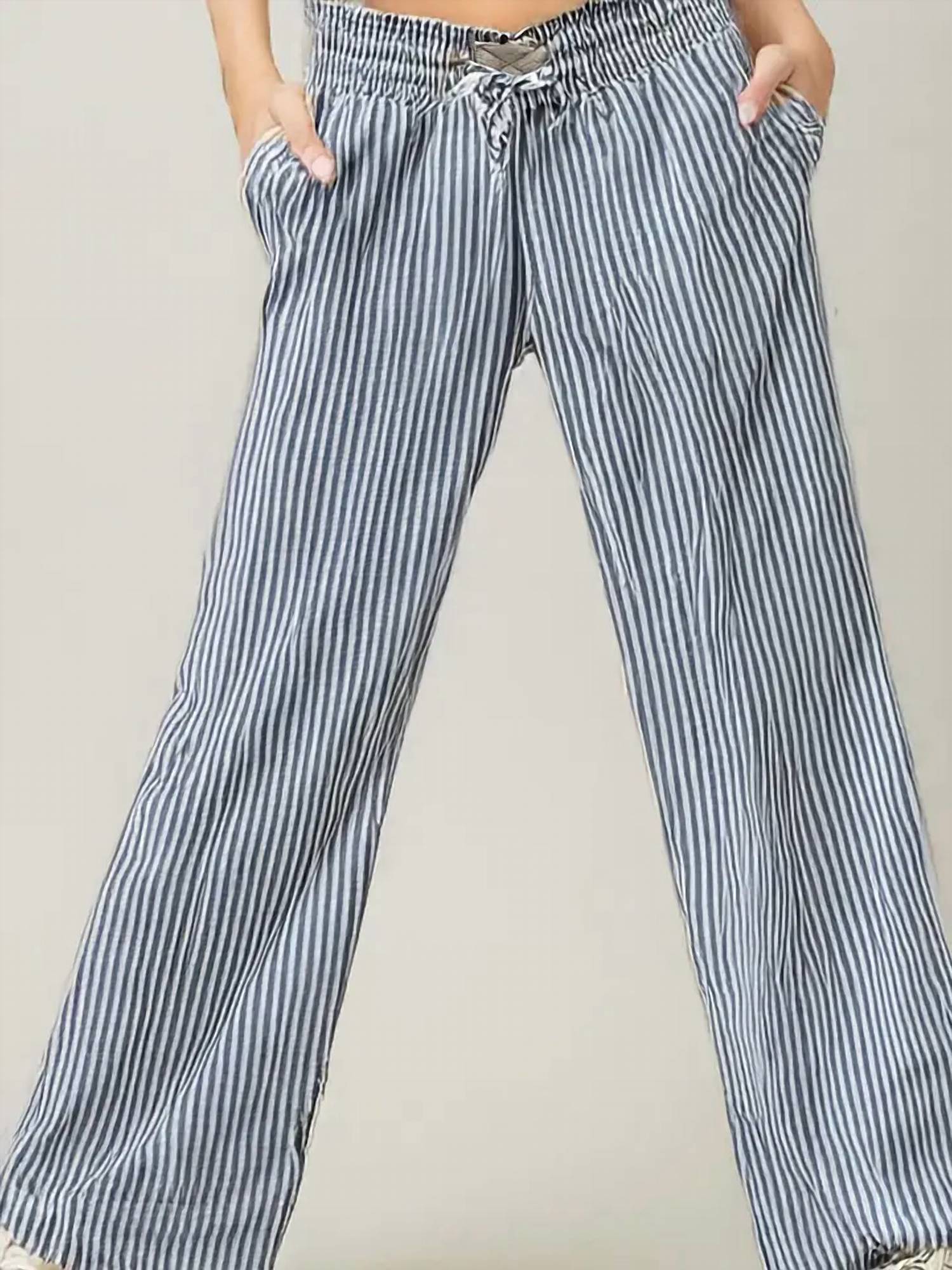 Illa Illa - Sailor Stripe Wide Leg Pants