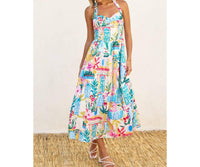 Dress Forum - Long Summer Halter Neck Midi Dress