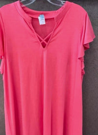 Honeyme - Women's Short Sleeve Top - Plus