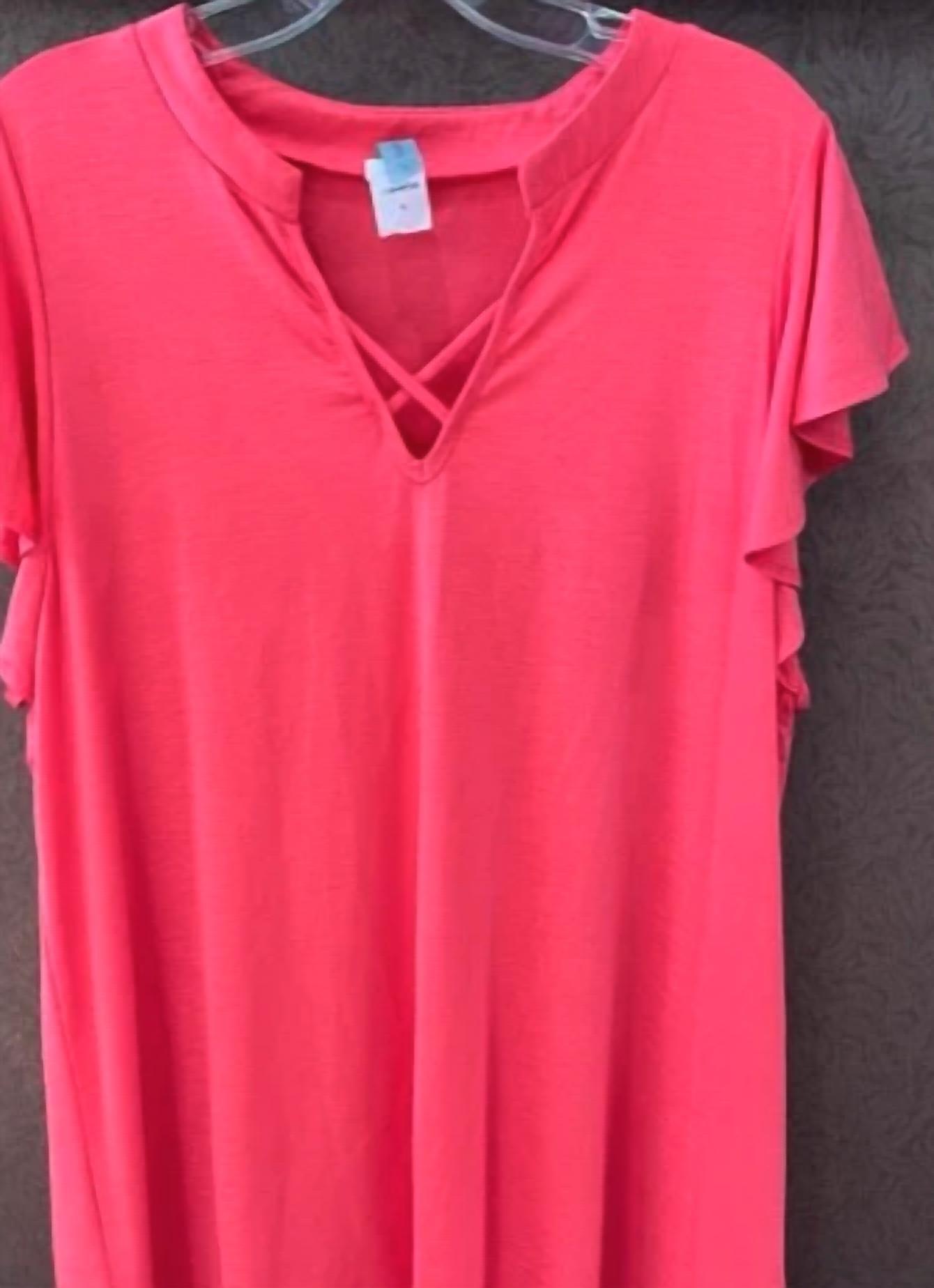 Honeyme - Women's Short Sleeve Top - Plus