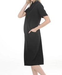 Joseph Ribkoff - Woven Twill Draped Cocoon Dress