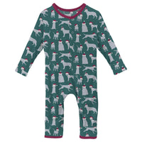Kickee - Kids' Print Coverall with Snaps