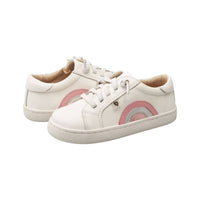 OLDSOLES Kids' Low Top Cut Sneaker in rainbow jump - kids' sneaker - detail view