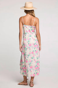 saltwater LUXE Lillie Midi Dress in vanilla - women's dress - alternate view