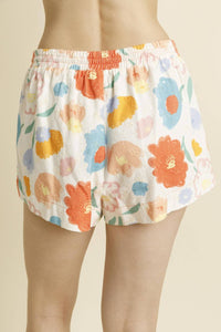 Aureum - Floral Tie Shorts
