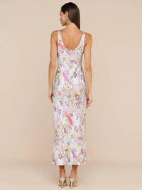 L'Agence - Akiya Satin Maxi Dress
